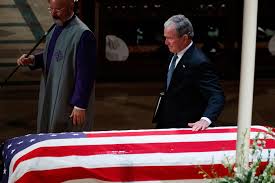 Bush, his state funeral at washington national cathedral. Photos Nation Says Goodbye To George Hw Bush At State Funeral Abc7 Chicago