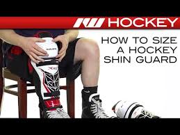 How To Size A Hockey Shin Guard Youtube