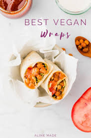 Chrunchy Vegan Wraps Filled With Oven Roasted Chickpeas Bbq Sauce Lettuce And Tomatoes A Super Tasty Tortilla Wrap Recipes Wraps Recipes Healthy Vegan Bbq