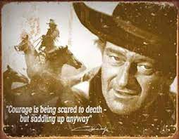 John wayne quotes is the source of inspiration for us. Amazon Com John Wayne Courage Quote Novelty Tin Sign Cowboy Actor Wall Art Poster Decor For Home Man Cave Decor By Prettymerchant Home Kitchen