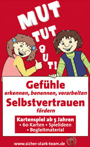 20 gefühlskarten im hochformat din a7 (10,5 x 7,4 cm) und 1 anleitungskarte. Mut Tut Gut Gefuhlskarten