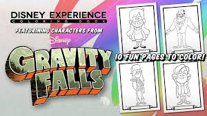 Gravity falls is a mysterious place. Gravity Falls Coloring Book