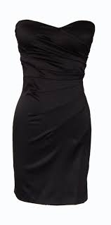 568 Black Strapless Gathered Cocktail Dress Cheap Cocktail Dresses Fashion Cocktail Dress