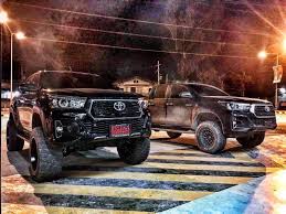 As we have already discussed the main highlight of this new launch by toyota is its 2.7l diesel engine that makes this vehicle outstanding when compared to. Revo Rocco Modify By Dam Toyota Hilux Monster Trucks Antique Cars