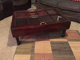 It was delivered sep 6th for a retirement ceremony taking place on the uss midway the following friday. Amazon Com Shadow Box Coffee Table Military Display Shadow Box Storage Coffee Table Window Coffee Table Display Coffee Table From 8 Pane Window Storage Coffee Table Rustic Coffee Tables Handmade Products