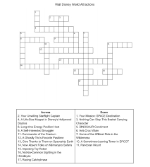 By admin posted on may 17, 2020. Three Disney Crossword Puzzles To Do Over Your Lunch Break Allears Net