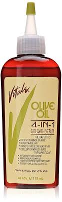 Vitale Olive Oil 4 In 1 Growth Serum 4 Ounce This Is An Amazon Affiliate Link You Can Get More Details By Clicking On The Image Growth Serum Serum Oils