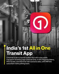 No more juggling 5 different apps! 📲✨ Chennai is set to roll out India's  1st All in One Transit App - Chennai One. 🚇🚌🚕 From Metro to MTC, autos  to cabs, and