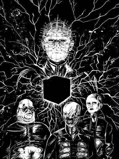 𝘸𝘦 𝘩𝘢𝘷𝘦 𝘴𝘶𝘤𝘩 𝘴𝘪𝘨𝘩𝘵𝘴 𝘵𝘰 𝘴𝘩𝘰𝘸 𝘺𝘰𝘶 // HELLRAISER  (1987). Will be putting a limited poster run of these up for pre-order in  the near future! . . . #hellraiser #Horror #posterart #clivebarker #pinhead  #horrorart