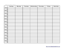 Blank Weekly Schedule Shefftunestk Weekly Calendar With Time Slots Template Erdferdf In 2020 Appointment Calendar Schedule Template Weekly Calendar Template