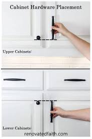 How To Install Cabinet Handles Straight
