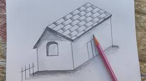 How To Draw A 3d House Step By Step Pencil Sketch Easy Way Youtube Sweet home 3d is a free interior design application that helps you draw the plan of your house, arrange furniture on it and visit the results in 3d. how to draw a 3d house step by step pencil sketch easy way
