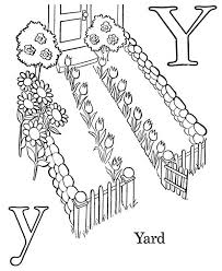 Letter Y Is For Yard Coloring Page Bulk Color Coloring Pages Lettering Online Coloring