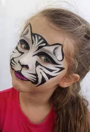 White Tiger Make Up Pinturas Faciais Faciais Pintura De Rosto