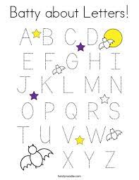 Plus your entire music library on all your devices. Batty About Letters Coloring Page Twisty Noodle