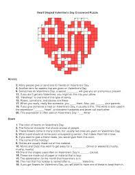 Valentines Day Crossword Puzzle