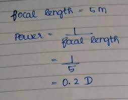 In this video i will show you how to calculate focal length and aperture for any given lens. The Focal Length Of A Convex Lens Is 5 M Then Find Its Power Brainly In
