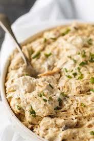 Remove your chicken from your crock pot and place on top of a bed of angel hair pasta, if desired. Slow Cooker Cream Cheese Chicken Simply Stacie