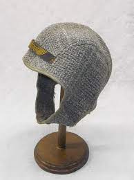 1930s Vintage Child S Wool Aviator Hat Or Helmet Aviator Hat Vintage Children Houndstooth Pattern