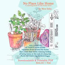 See more ideas about coloring pages, coloring books, colouring pages. No Place Like Home Printable Coloring Book With 15 Bonus Pages Of Ideas Extras Mou Saha