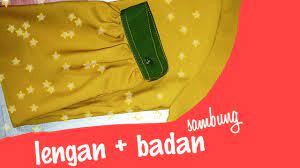 Vcs ready now fullface bisa request seragam sma/mukenah/baju kantoran/lingerie minat dm ya beb, langsung kinan layanin slot banyak, ada. Cara Menyambung Lengan Dan Badan Baju Gamis Syar I Youtube