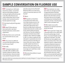 Pediatric Oral Health Fluoride Use Recommendations