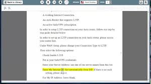Set Up Safervpn L2tp On Arris Router Youtube