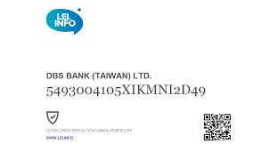 Swift bic routing code for dbs bank ltd is dbsssgsg, which is used to transfer the money or fund directly through our account. Lei And Swift Code Of Dbs Bank Taiwan Ltd Taiwan Province Of China A Lei Info