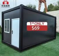 High Quality Quick Assembly Mobile House Prefab Modular Detachable  Container House Real Estate Flat Pack Portable Tiny House for Resort  Hotel/Home Office