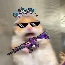 Hamster Pegang M416 Joker In 2021 Hamster Photo Logo Design Anime