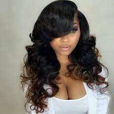 These bangs work particularly well with layered weave hairstyles and help soften the look. 91 Beautiful Sew In Hairstyles With Pictures Hair Theme
