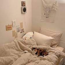Plaid Bedsheets Amazon Com In 2020 Minimalist Room Room Decor Aesthetic Bedroom