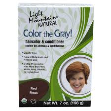 Here are 8 rules for safer hair color, as well as the healthiest hair dye. Amazon Com Light Mountain Natural Color The Gray Hair Color Conditioner Red 7 Oz 197 G Pack Of 2 Chemical Hair Dyes Beauty Personal Care