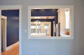 If you have a plain stud wall frame out several boxes within the wall as windows that look from one room into the next. Pin On Molding