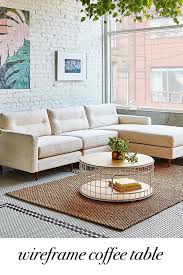 Wireframe Coffee Table Living Room Diy Living Room Designs Furniture