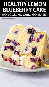 This link opens in a new tab. Lemon Blueberry Cake No Butter Milk Or Eggs The Big Man S World Recipe Dairy Free Cake Recipe Dairy Free Dessert Dairy Free Baking