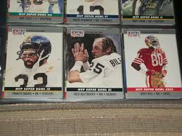 Jan 31, 2021 · the 40 most valuable football cards guide. Rare 1990 Pro Set Super Bowl Mvp Football Cards Harris Biletnikoff Rice 3 Cards