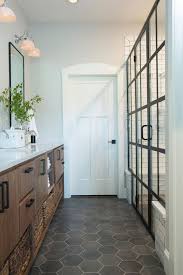 The adjoined family and kitchen, with lots of windows and glass doors, feature the beautiful oasis of a yard outside. 30 Reported Hype On Bathroom Tile Ideas Floor Joanna Gaines Exposed 55 Homedesa Com