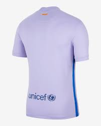 Featuring a reimagined red and blue stripe layout. Fc Barcelona 2021 22 Stadium Away Herren Fussballtrikot Nike De