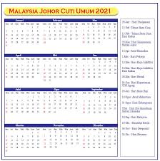 Kalendar kuda malaysia tahun 2021 berikut adalah kalender kuda malaysia tahun 2021. Johor Cuti Umum Kalendar 2021