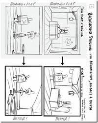 It is important to use those colors in the background that match the main image. Background Staging And Drawing Tips By Sherm Cohen Use Asymmetry Angles And Depth To Draw Well Staged Ba Spongebob Drawing Drawing Tips Cartoon Drawing Tips