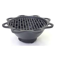 Grill has two adjustable heights. Japanese Vintage Cast Iron Hibachi Grill Chairish