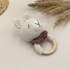 This toy is very pleasant to the touch. Knitted Rattle Llama Baltictinyleaf Com