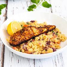 Moroccan grilled salmon with couscous recipe. Moroccan Spiced Salmon An Easy Midweek Meal Searching For Spice
