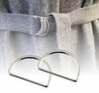 Anneau plat en D pour sangles, largeur 25 mm | Mercerie et ...
