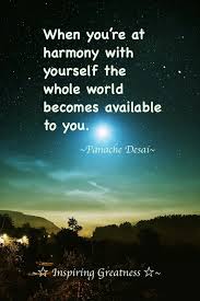 When You Re At Harmony Spiritual Quotes Words Of Affirmation Definition Quotes