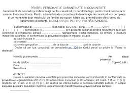 Cu reședința în fapt în: In Atentia Medicilor De Familie Declaratii Pentru Persoanele Aflate In Izolare Dsp Bn