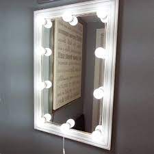 This was very inexpensive and works so well. Vanity Lights Kit Hollywood Style Makeup Light Bulbs With Stickers Attached To Bathroom Wall Or Dressing Table Mirrors With Dimmable Switch And Power Plug Daylight Mirror Not Included Walmart Com Walmart Com