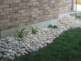 Like This For Border Between House And Lawn River Rock Landscaping Landscaping With Rocks Rock Garden Landscaping