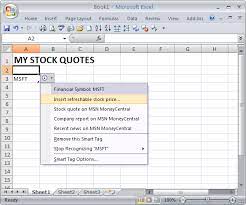 Maybe you would like to learn more about one of these? Real Time Stock Quotes Msn Free Stock Quotes In Excel Dogtrainingobedienceschool Com
